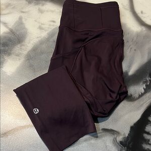 lululemon athletica Dark Purple capri Leggings